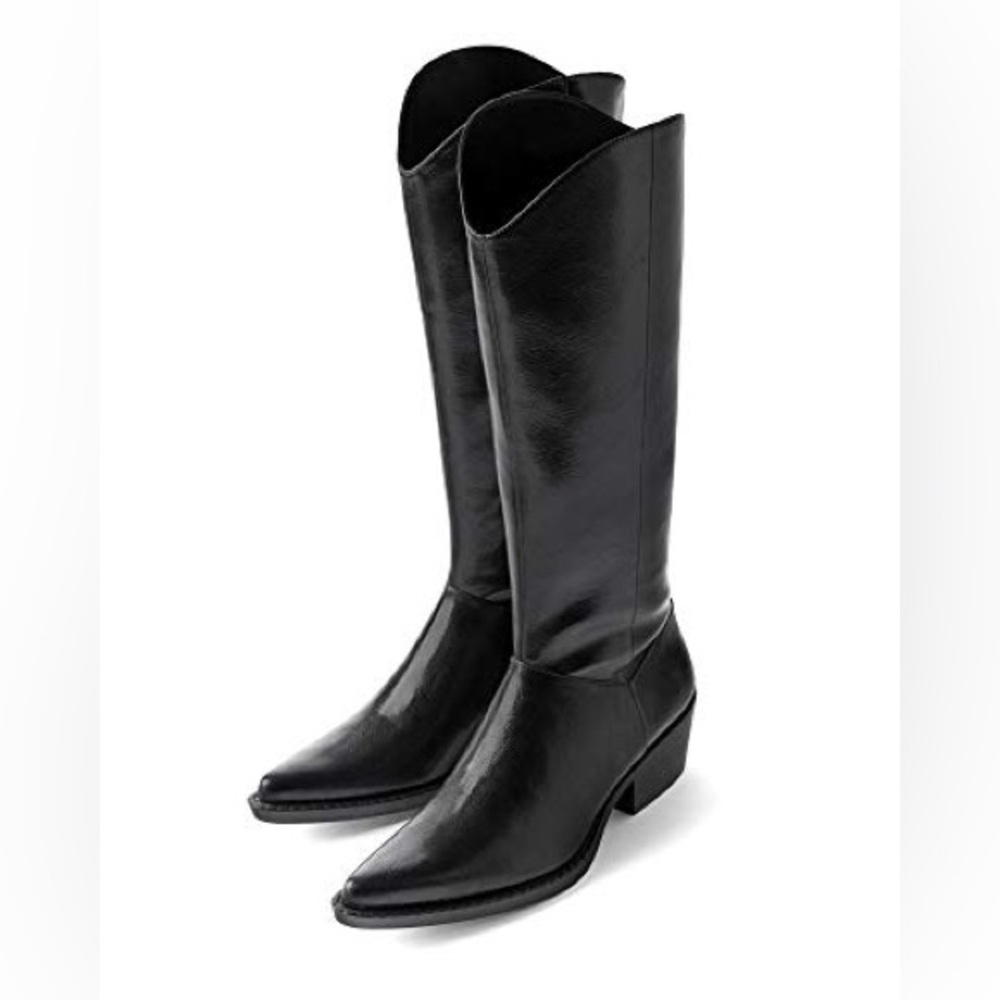 Zara Cowboy Boots - Picture 2 of 5